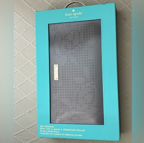 Kate Spade Zip Wristlet, Wallet Case Purple NWT - Picture 4 of 4